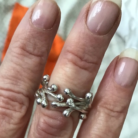 New Hand crafted Stamped Sterling Silver ring - Picture 8 of 8